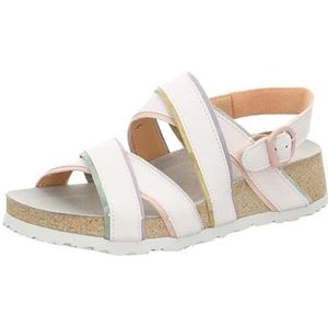 Think Koak Duurzame teenslippers voor dames, Bianco/Combi 1000, 36 EU, bianco combi 1000, 36 EU