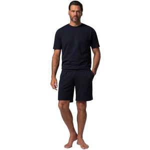 JP 1880 Heren grote maten grote maten Menswear L-8XL JP1880 pyjama, korte tweedelige buikfit, tot 8 XL 829513, Donkerblauw, XL