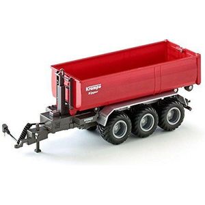 siku 6786, 3-Axle Hook-Lift Trailer with Dumper, 1:32, Remote controlled, For SIKU Control vehicles with trailer hitch, Metal/Plastic, Red