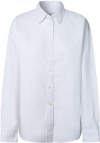 Pepe Jeans Dames LYRA Shirt Shirt, Blauw (Blauw), L, Blauw (blauw), L