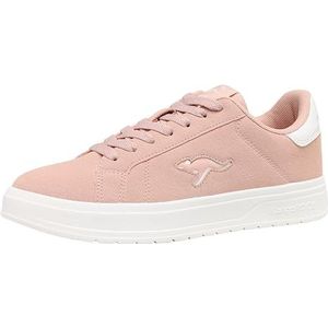 KangaROOS K-GW Focus sneakers voor dames, Peach Blush/White, 37 EU, Peach Blush White, 37 EU