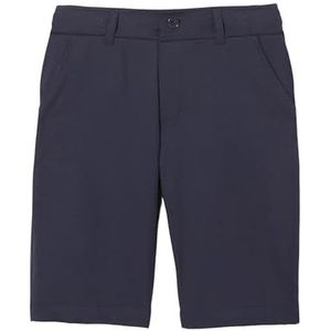 French Toast Elastische performance-short met vlakke voorkant voor jongens, US 14/EU 152, Marineblauw
