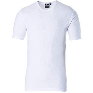 Portwest B120 Thermisch Korte Mouw T-Shirt, Normaal, Grootte M, Wit