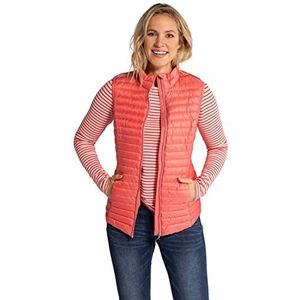 GINA LAURA Changeant West Sandwichvest voor dames, lichtroze, M/Groten moten