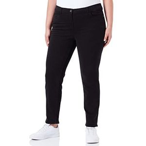 Samoon Dames Jeans, zwart, 54 NL
