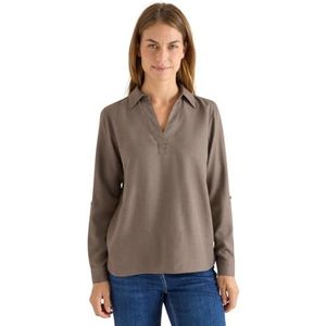 CECIL Melange Blouse Cocoa Taupe Melange L