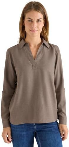 CECIL Melange Blouse Cocoa Taupe Melange L