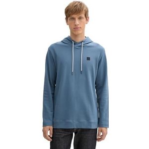 TOM TAILOR T-shirt met lange mouwen voor heren, 36985 - Mystical Blue, XL