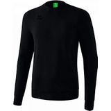 Erima uniseks-volwassene Basic Sweat Shirt (2072029), zwart, XL