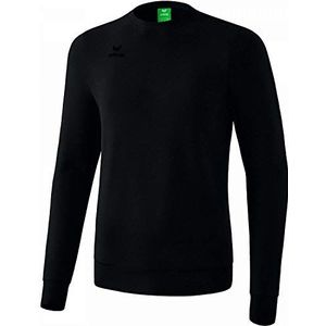 Erima uniseks-volwassene Basic Sweat Shirt (2072029), zwart, XL