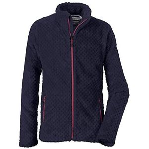 killtec meisjes Teddy fleece jack met opstaande kraag KOW 193 GRLS JCKT, dark navy, 116, 38506-000