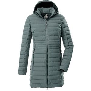 G.I.G.A. - Bacarya - Parka - Groen - Dames - Matelassée - Met Afneembare Capuchon