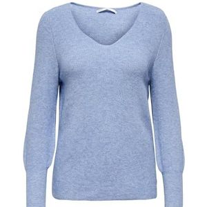 ONLY Dames gebreide trui ONLATIA gebreide trui, Sodalite Blue/Detail:w. Melange, XL