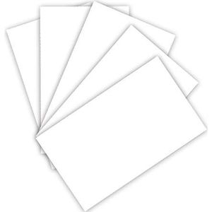 folia 6122/4/00 - gekleurd karton 220 g/m², knutselkarton in wit, DIN A4, 100 vellen, als basis voor talrijke knutselwerken