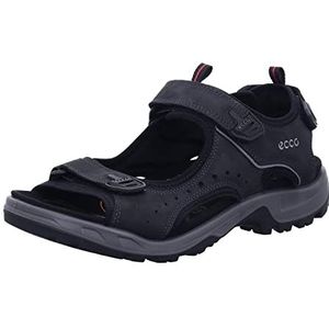 ECCO Offroad Peeptoe Sandalen voor heren, zwart, 49 EU