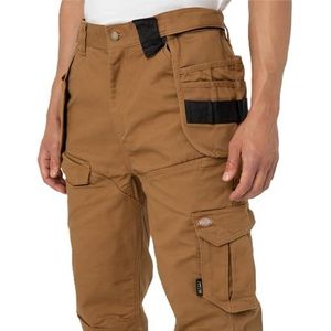 Dickies, TECHDUCK Broek, voor heren, eenheidsmaat, gespoelde bruine eend, Gespoelde bruine eend, One size
