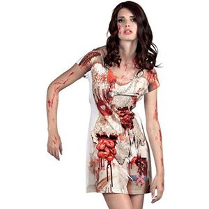 Boland 84304 Zombie Bride, fotorealistische jurk, kostuum voor volwassenen