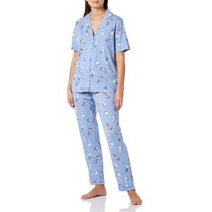 women'secret Pyjama, blauwe print, M