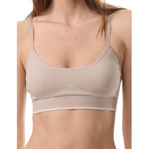 adidas Bralette Sportbeha voor dames, wit, XS