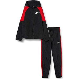 Nike Heren NSW WVN TRK trainingspak, zwart/universiteit rood/wit/(wit), XL