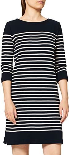 Armor-Lux - Île-Tudy - Jurk - Blauw - 100% Katoen, 3/4 Mouw, Boothals