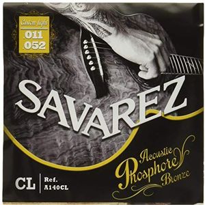 Savarez - Acoustic Guitar String Set A140CL Acoustic Phosphor Bronze Custom Light .011 – .052