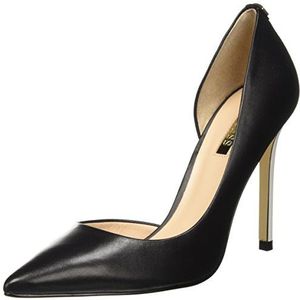 Guess leren pump schoenen met hak voor dames, zwart, 38 EU