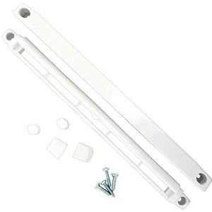 Merriway BH03173 Ramen en deur volledig verstelbare druppelventilatie, 260mm (10,4 inch) - wit