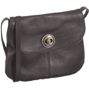 PIECES Totally ROYAL Leather Party Bag WI11 17035360, dames schoudertassen 24x19 cm (B x H x D), zwart
