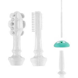 reer BabyCare tandenborsteltrainer voor baby's van medische siliconen