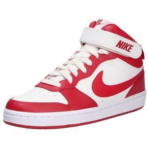 Nike Court Borough MID 2 Sneaker, 4.5 UK, Sail Gym Rood Wit, 37.5 EU