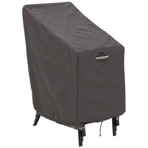 Classic Accessories 55-179-015101-EC Ravenna stapelbare terrasstoel Premium tuinmeubilair Cover met duurzame en waterbestendige stof, donkere taupe/paddestoel/espresso, 85cmX65cmx114cm