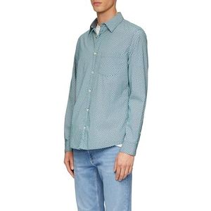 s.Oliver Overhemd met minimale AOP, slimfit, 01a1, M