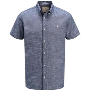 JACK & JONES Heren Jprblusummer Shield S/S Shirt Pls, Faded Denim, 3XL