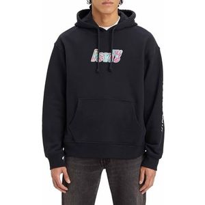 Levi's Relaxed Graphic Po Sweater voor heren, Poster Logo Fill Po, XS