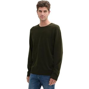 TOM TAILOR heren trui, 11172 - Dark Roze Green, XXL