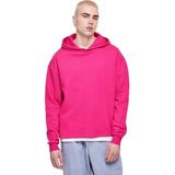 Urban Classics Heren hoodie Organic Loose Hoody hibiskuspink S, Hibiscus spink, S