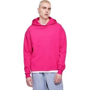 Urban Classics Heren hoodie Organic Loose Hoody hibiskuspink S, Hibiscus spink, S