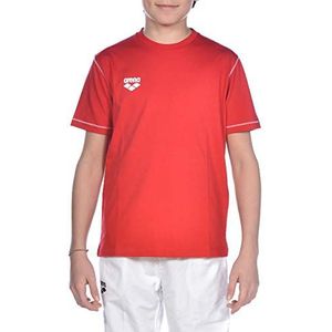 Arena Unisex Kid's Team Line Jeugd T-shirt met korte mouwen, Rood, XL