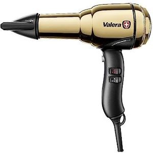 Valera, Swiss Steel Master Light Professionele haardroger van goudstaal, lichte haardroger met krachtige motor, 3 temperatuurniveaus, ionisator, 2100 W, Swiss Made