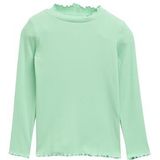 TOM TAILOR - Shirt - Lichtgroen - Effen - Lange Mouw