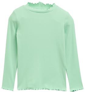 TOM TAILOR - Shirt - Lichtgroen - Effen - Lange Mouw