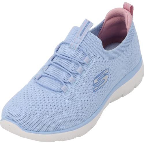 Skechers - Summits - Sportschoenen - Light Blue Knit Multi Trim