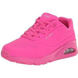 Skechers UNO Night Shades-sneaker voor dames, felroze, 38 EU breed