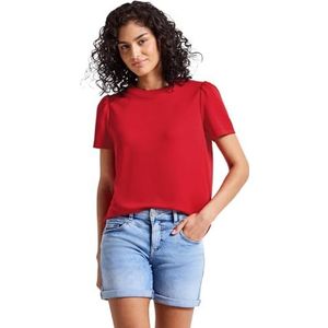 Street One - Studio - Shirt - Rood - Pofmouwen