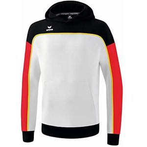 Erima „CHANGE by erima"" sweatshirt met capuchon, wit/zwart/rood, XL