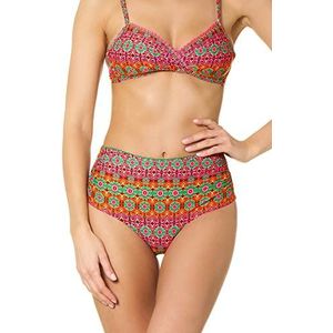 Goldenpoint Liberty Villa Bikini-badpak voor dames met borduurwerk, Veelkleurig., L