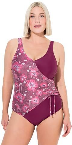 Ulla Popken - Badpak - Braam - Lila Gemêleerd - Bustier