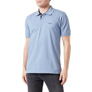 TRIGEMA Poloshirt in piqué-kwaliteit, Pearl-blauw, M