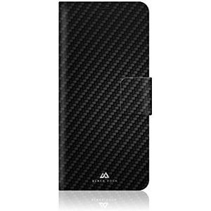 Black Rock 'Material Flex Carbon' beschermhoes (voor Samsung Galaxy S8, slim design, van kunststof, ideale bescherming, microvezel, PU (PU), 180° of 360° bescherming), zwart